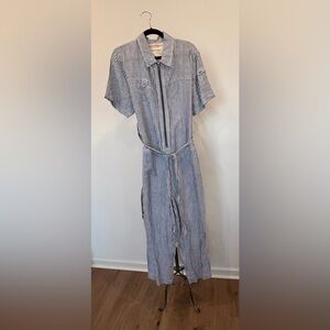 Cartonnier (Anthropologie) Linen Jumpsuit